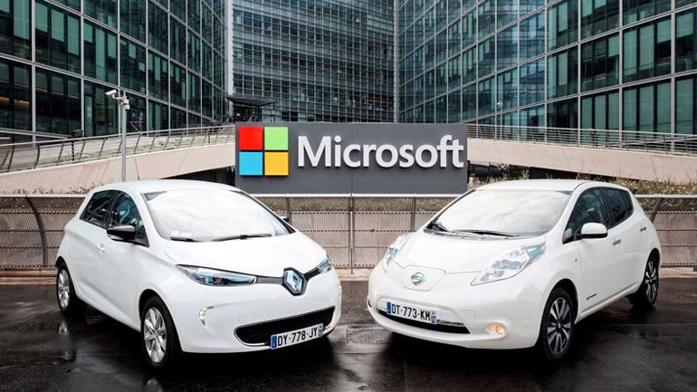 Σύμπραξη κορυφής μεταξύ Renault-Nissan και Microsoft